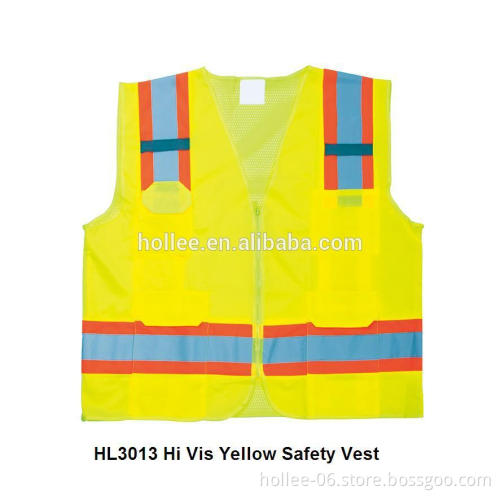 yellow/orang safety vest